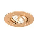 SLV recessed ceiling ring NEW TRIA® 68 round, rose gold