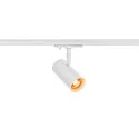 SLV Foco monofásico NOBLO® SPOT redondo, giratorio, giratorio IP20, blanco regulable