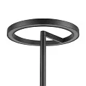 SLV battery table lamp VINOLINA ONE with touch dimmer, ring shape, with charging station IP54, black dimmable