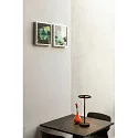 SLV battery table lamp VINOLINA ONE with touch dimmer, ring shape, with charging station IP54, black dimmable