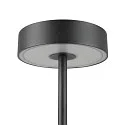 SLV battery table lamp VINOLINA 2-CCT 2-fold, cylindrical, CCT Switch, with touch dimmer, with charging station IP54, black dimmable