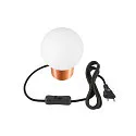 SLV table lamp LITTLE SUN G9 IP20, copper