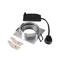 SLV Luminaria empotrable para techos NEW TRIA® 68 cuadrado GU10 IP20, aluminio