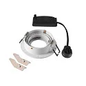 SLV Luminaria empotrable para techos NEW TRIA® 75 redondo GU10 IP20, blanco