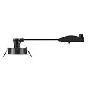 SLV Luminaria empotrable para techos NEW TRIA® 75 redondo GU10 IP20, negro