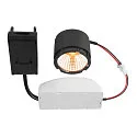 SLV LED module NEW TRIA® round 11W 700lm 1800-3000K 38° dimmable, black