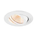 SLV Luminaria empotrable para techos NEW TRIA® 68 redondo IP20, blanco regulable