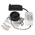 SLV Luminaria empotrable para techos NEW TRIA® 68 cuadrado IP20, blanco regulable