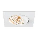 ceiling recessed luminaire NEW TRIA® UNIVERSAL square IP20, white dimmable
