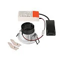 SLV Luminaria empotrable para techos NEW TRIA® UNIVERSAL redondo IP20 / IP65, blanco regulable