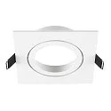 Aro empotrado en el techo NEW TRIA® 95 cuadrado, blanco