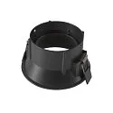 SLV Aro empotrado en el techo NEW TRIA® 95 redondo, profundo, negro