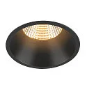 SLV Aro empotrado en el techo NEW TRIA® 95 redondo, profundo, negro
