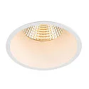 SLV Aro empotrado en el techo NEW TRIA® 95 redondo, profundo, blanco