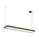 Luminaria colgante WORKLIGHT PRO Arriba-Abajo, controlable por DALI, UGR < 19 IP20, negro regulable