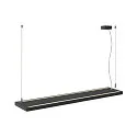 SLV Luminaria colgante WORKLIGHT PRO Arriba-Abajo, controlable por DALI, UGR < 19 IP20, negro regulable