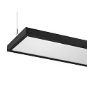SLV Luminaria colgante WORKLIGHT PRO Arriba-Abajo, controlable por DALI, UGR < 19 IP20, negro regulable