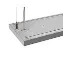 SLV Luminaria colgante WORKLIGHT PRO Arriba-Abajo, controlable por DALI, UGR < 19 IP20, gris regulable