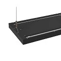 SLV Luminaria colgante WORKLIGHT PRO Arriba-Abajo, controlable por DALI, UGR < 19 IP20, negro regulable