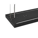 SLV Luminaria colgante WORKLIGHT PRO Arriba-Abajo, controlable por DALI, UGR < 19 IP20, negro regulable