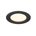 SLV Recubrimiento DOWNLIGHT V 100 plano, negro
