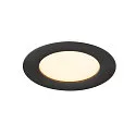 SLV Recubrimiento DOWNLIGHT V 100 plano, negro