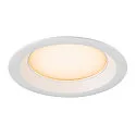 Recubrimiento DOWNLIGHT V 150 ligeramente empotrado, blanco