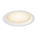 Recubrimiento DOWNLIGHT V 200 ligeramente empotrado, blanco