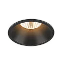 SLV recessed ceiling ring NEW TRIA® 75 round, low, black