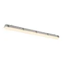 SLV Luminaria para locales húmedos WATERPROOF V 1200 ON-OFF resistente a los impactos, conmutable IP66, gris 