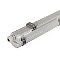 SLV Luminaria para locales húmedos WATERPROOF V 1200 ON-OFF resistente a los impactos, conmutable IP66, gris 