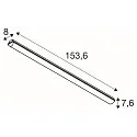 SLV Luminaria para locales húmedos WATERPROOF V 1500 ON-OFF resistente a los impactos, conmutable IP66, gris 
