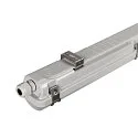 SLV Luminaria para locales húmedos WATERPROOF V 1200 DALI controlable por DALI, resistente a los impactos IP66, gris regulable