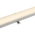 SLV Luminaria para locales húmedos WATERPROOF V 1200 DALI controlable por DALI, resistente a los impactos IP66, gris regulable