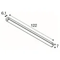 SLV Luminaria lineal INDUSTRY BATTEN V 1200 CCT Switch, multipower IP20