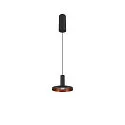 pendant luminaire LALU® MIX&MATCH IP20, black dimmable
