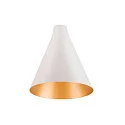 lamp shade LALU® CONE 15 MIX&MATCH, gold, white