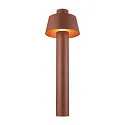 Luminaria de pie para exteriores PHOTONI 75 resistente a los impactos, cónico E27 IP65, color oxidado regulable