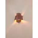SLV Luminaria de pared para exteriores PHOTONI semicircular, cónico E27 IP65, negro mate regulable