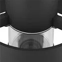 SLV Luminaria de pie para exteriores PHOTONI 75 resistente a los impactos, cónico E27 IP65, negro mate regulable