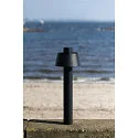 SLV Luminaria de pie para exteriores PHOTONI 75 resistente a los impactos, cónico E27 IP65, negro mate regulable