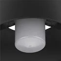 SLV Luminaria de techo para exteriores PHOTONI con espaciador, cónico E27 IP65, negro mate regulable