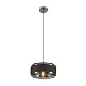 SLV pendant luminaire PANTILO ROPE 27 E27 IP20, silver dimmable