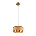 SLV pendant luminaire PANTILO ROPE 27 E27 IP20, gold dimmable