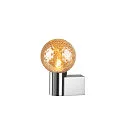 SLV wall luminaire VARYT round E14 IP44, chrome