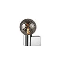 SLV wall luminaire VARYT round E14 IP44, chrome