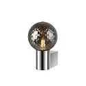 SLV wall luminaire VARYT round E14 IP44, chrome