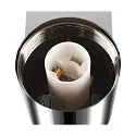 SLV wall luminaire VARYT round E14 IP44, chrome