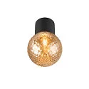 SLV ceiling luminaire VARYT round E14 IP44, black