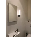 SLV Luminaria de pared LYGANT SINGLE IP44, negro